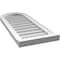 Ekena Millwork Round Top Surface Mount PVC Gable Vent w/ 2"W x 2"P Brickmould Sill Frame, 14"W x 34"H GVPRT14X3403SN - alternate 5